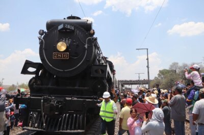 Así fue el paso del tren La Emperatriz por Hidalgo