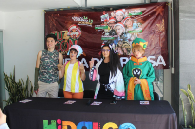 Tuzocón Navideña: Cultura pop, anime y cosplay invaden Pachuca