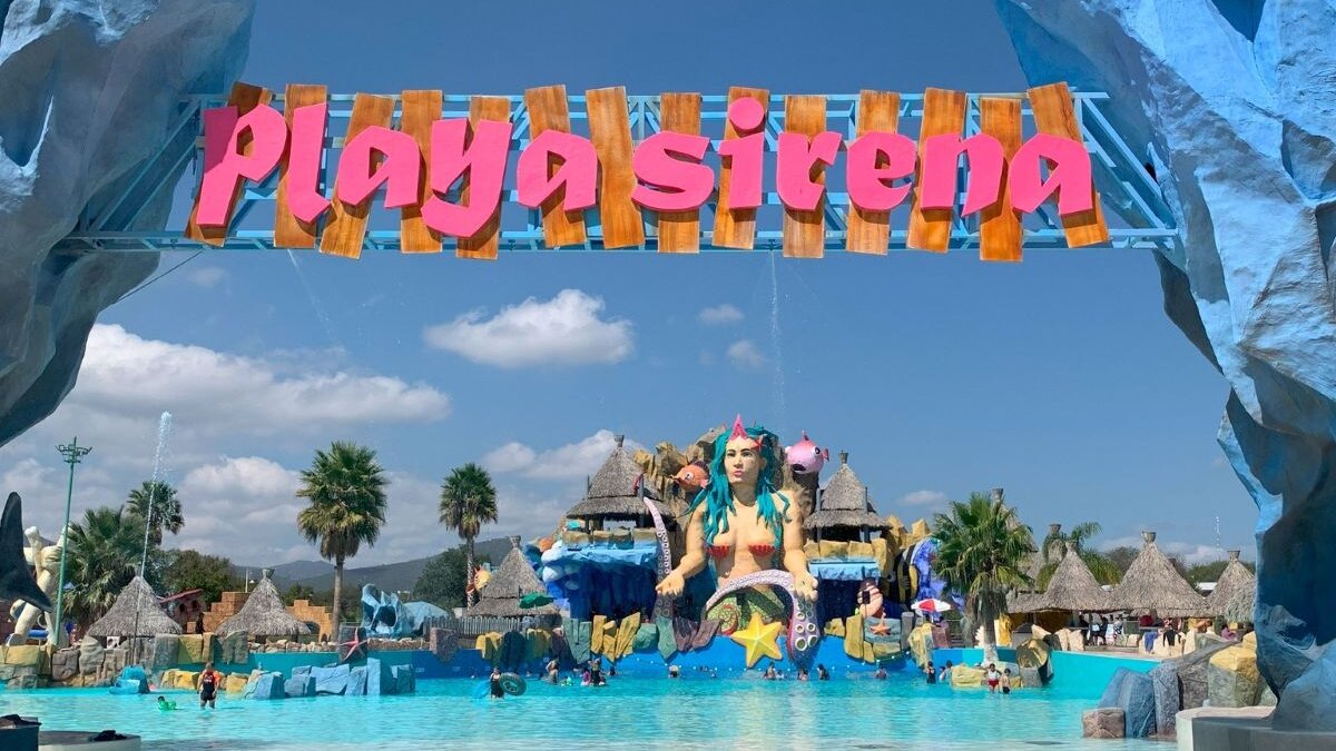 Playa Sirena, uno de los principales atractivos de el Parque Acuático Dios Padre.