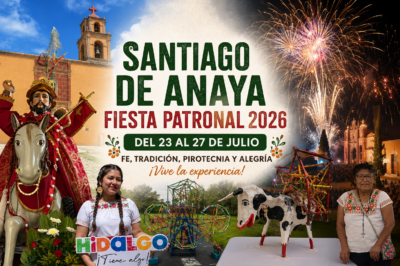 Santiago de Anaya invita a vivir cinco días de tradición y el espectáculo pirotécnico más esperado de Hidalgo