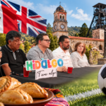 Autoridades y representantes de la comunidad británica presentan en Real del Monte la celebración por los 200 años de relación entre México e Inglaterra, que incluirá fútbol y gastronomía.